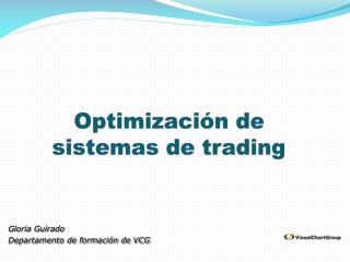 Optimización de sistemas de trading