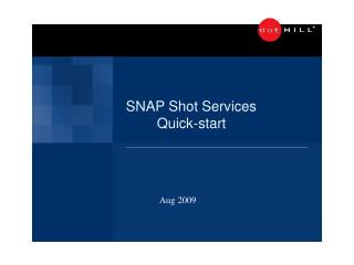 SNAP Shoot Services
