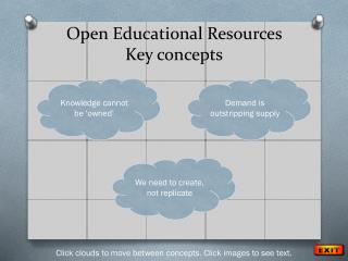 Open Educational Resources Key concepts