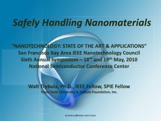 Safely Handling Nanomaterials