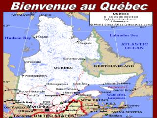 Le Québec est une province l’est du Canada, bordée au nord par le Nuvanut