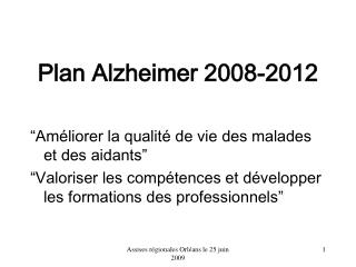 Plan Alzheimer 2008-2012