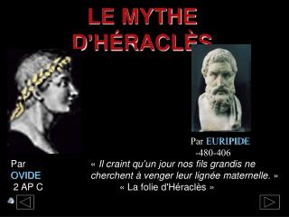 LE MYTHE D ’ HÉRACLÈS