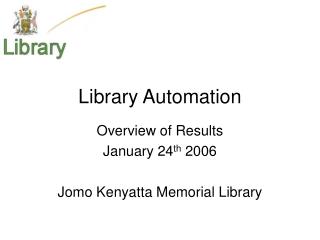 Library Automation