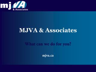 MJVA &amp; Associates