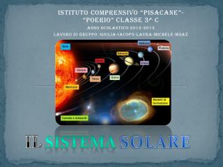 ISTITUTO COMPRENSIVO “PISACANE”- “POERIO” CLASSE 3^ C ANNO SCOLASTICO 2012-2013