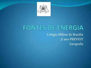 Colégio Militar de Brasília 3º ano PREVEST Geografia