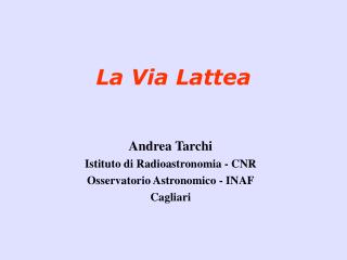 La Via Lattea