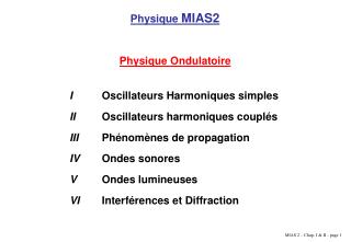 Physique MIAS2
