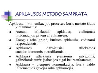 APKLAUSOS METODO SAMPRATA