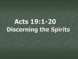 Acts 19:1-20