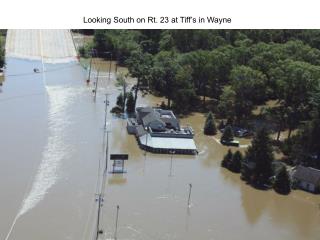 Looking South on Rt. 23 at Tiff’s in Wayne