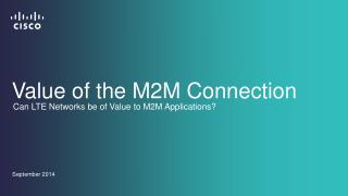 Value of the M2M Connection