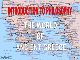 INTRODUCTION TO PHILOSOPHY