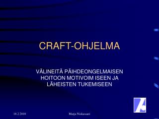 CRAFT-OHJELMA