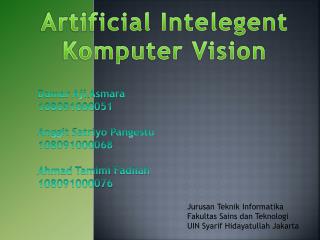 Artificial Intelegent Komputer Vision