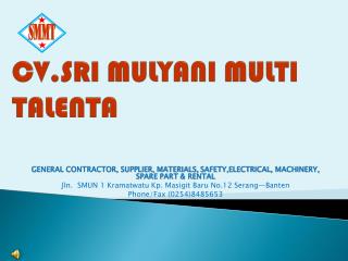 CV.SRI MULYANI MULTI TALENTA