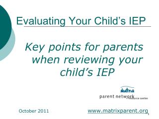 Evaluating Your Child’s IEP