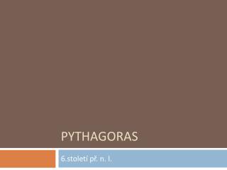 Pythagoras