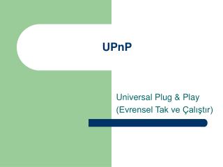 UPnP