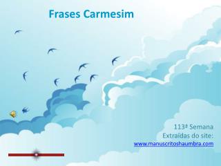 Frases Carmesim