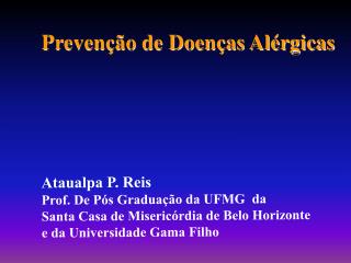 Prevenção de Doenças Alérgicas