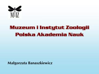 Muzeum i Instytut Zoologii Polska Akademia Nauk