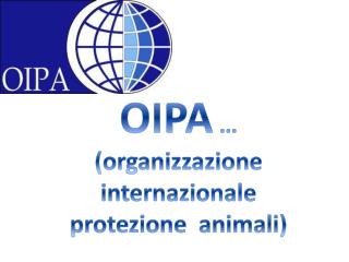 OIPA … (organizzazione internazionale protezione animali)
