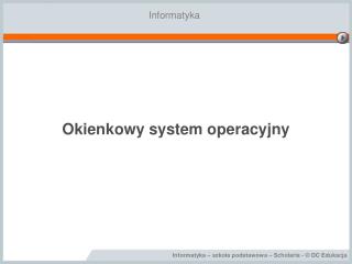 Okienkowy system operacyjny