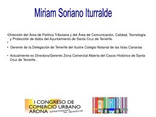 Miriam Soriano Iturralde