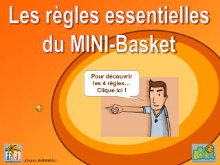 Les règles essentielles du MINI-Basket
