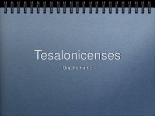 Tesalonicenses