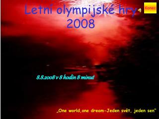 Letní olympijské hry 2008