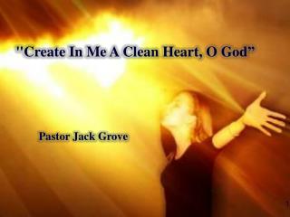 Pastor Jack Grove