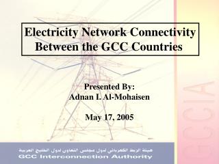 Electricity Network Connectivity Between the GCC Countries