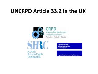 UNCRPD Article 33.2 in the UK