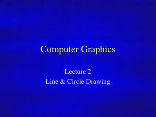 Computer Graphics