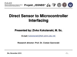 Direct Sensor to Microcontroller Interfacing
