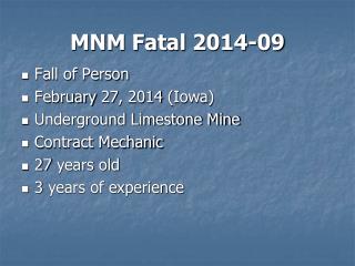 MNM Fatal 2014-09