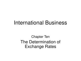 International Business