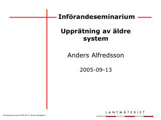 Införandeseminarium