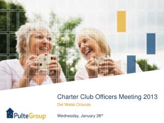 Charter Club Officers Meeting 2013