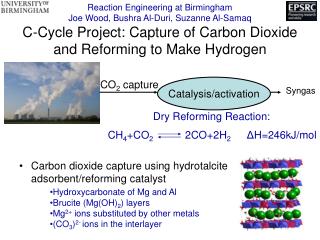 Carbon dioxide capture using hydrotalcite adsorbent/reforming catalyst