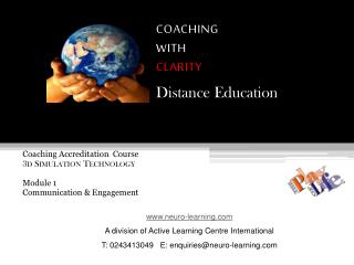 Coaching Accreditation Course 3d Simulation Technology Module 1 	 Communication &amp; Engagement