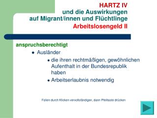 anspruchsberechtigt Ausländer