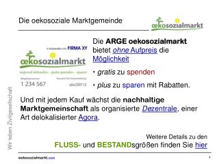 Die oekosoziale Marktgemeinde