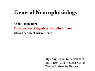 General Neurophysiology