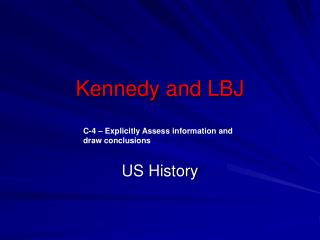 Kennedy and LBJ