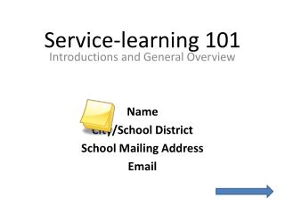 Service-learning 101