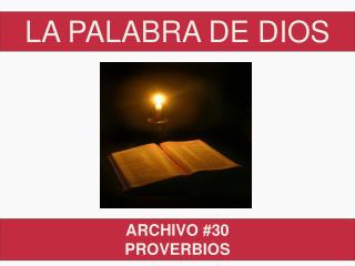 LA PALABRA DE DIOS